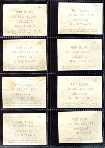 1930's De Beuklaer Chocolates Disney Uncle Remus Subset (33) Cards