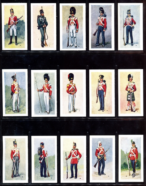 1957 Mills British Uniforms of the 19th Century Complete Set of (25) Cards