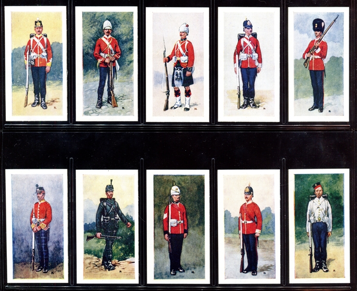 1957 Mills British Uniforms of the 19th Century Complete Set of (25) Cards