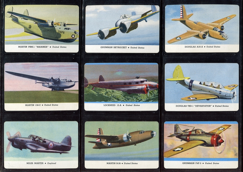 R112 Card-O Airplanes (Series C) Near Set of (25/28) Cards