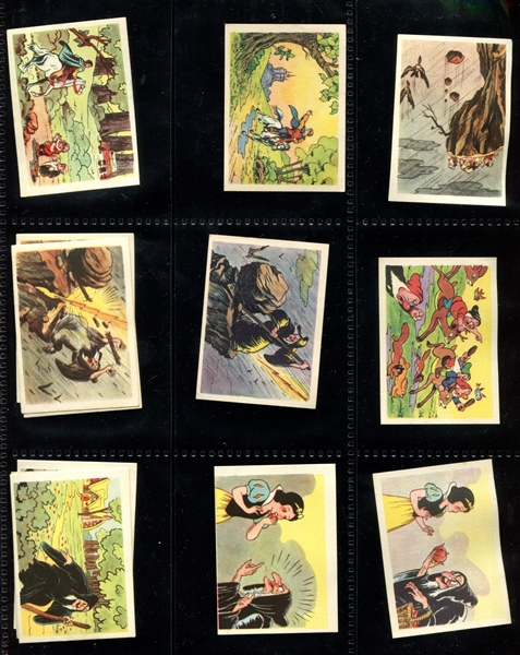 1930's De Beuklaer Chocolate Disney Lot of Over (100) Cards