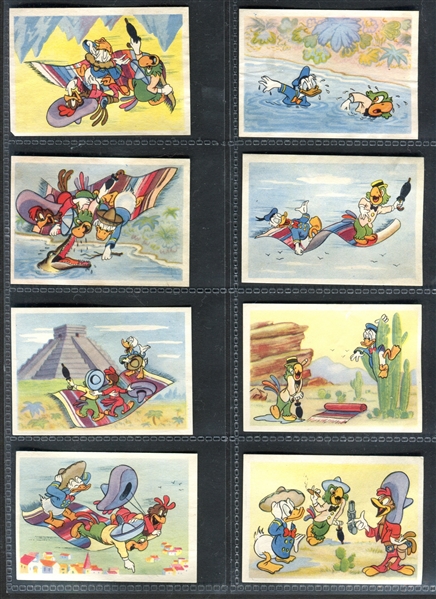 1930's De Beuklaer Chocolate Disney (Tres Caballeros) Subset of (24) Cards