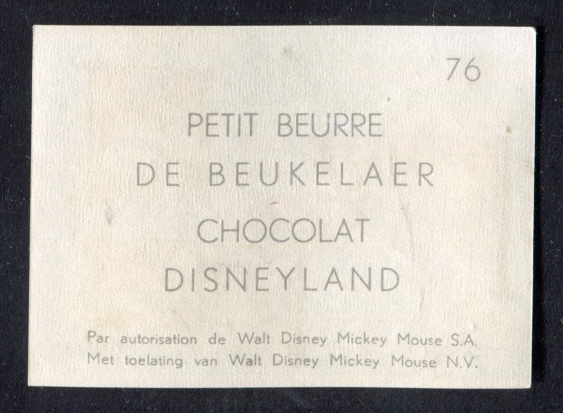 1930's De Beuklaer Chocolate Disney (Tres Caballeros) Subset of (24) Cards