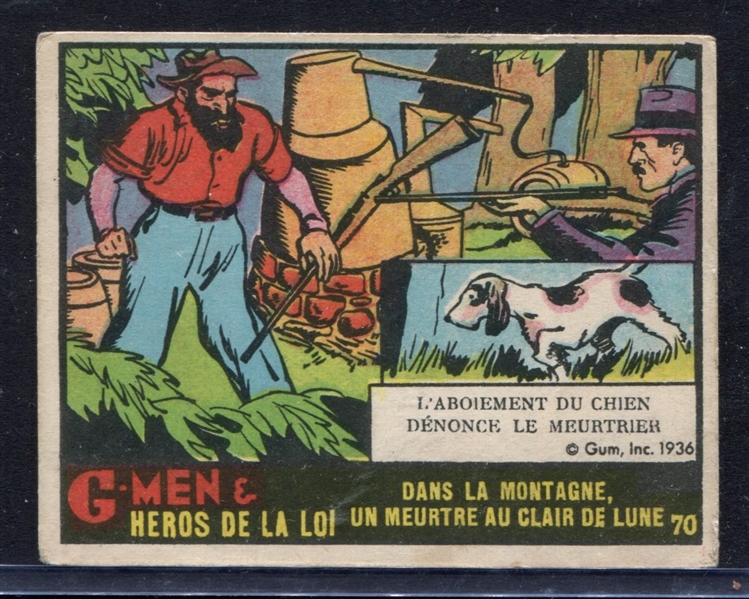 R60 G-Men and the Heroes French Version #70 Type Card Globo