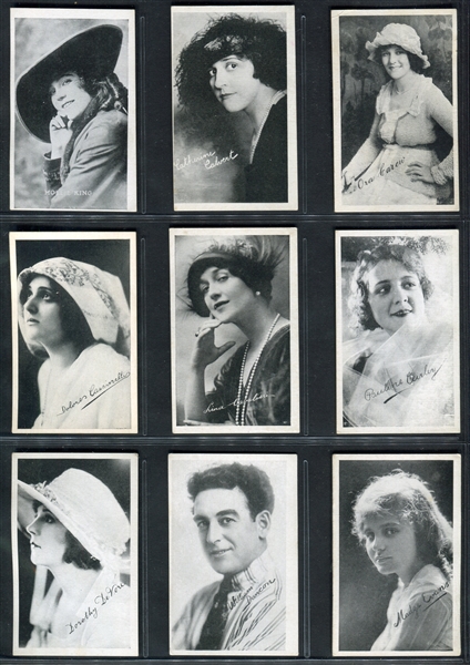 Kromo Gravure Movie Stars Lot of (33) Cards