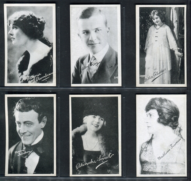 Kromo Gravure Movie Stars Lot of (33) Cards