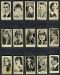 C142-2 Tobacco Products Movie Stars Lot of (245) With Detail Backs