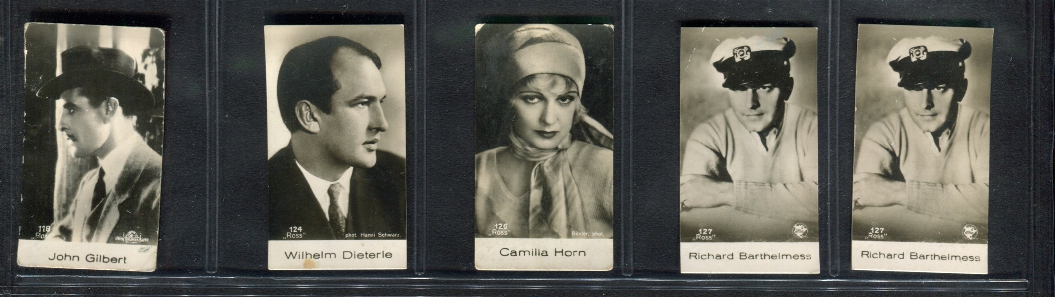 1930's Bridgewater Biscuit Movie Stars Lot of (80) 100-Series Cards