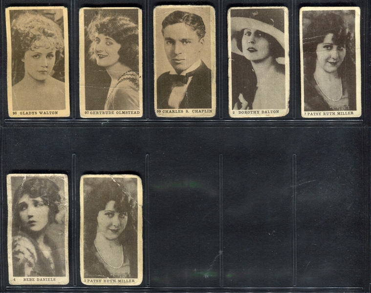 C142-1 Tobacco Products Corp Film Stars Lot of (67) Montreal-Back Cards