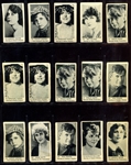 C142-2 Tobacco Products Corp Film Stars Lot of (172) Montreal-Backed Cards