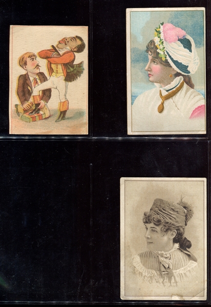 Vintage Buckshoe Tobacco Trade Card Lot of (3) Cards