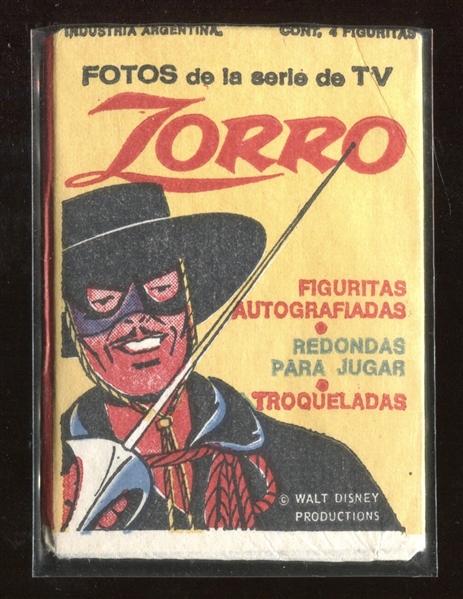 1958 Argentina Unopened Zorro Pack