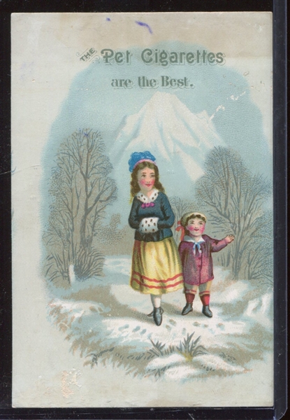 Early Allen & Ginter Pet and Our Little Beauty Cigarette Trade Cards