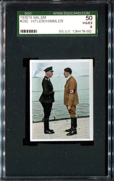 1930's Salem (Germany) #292 Hitler/Himmler SGC50 VG-EX