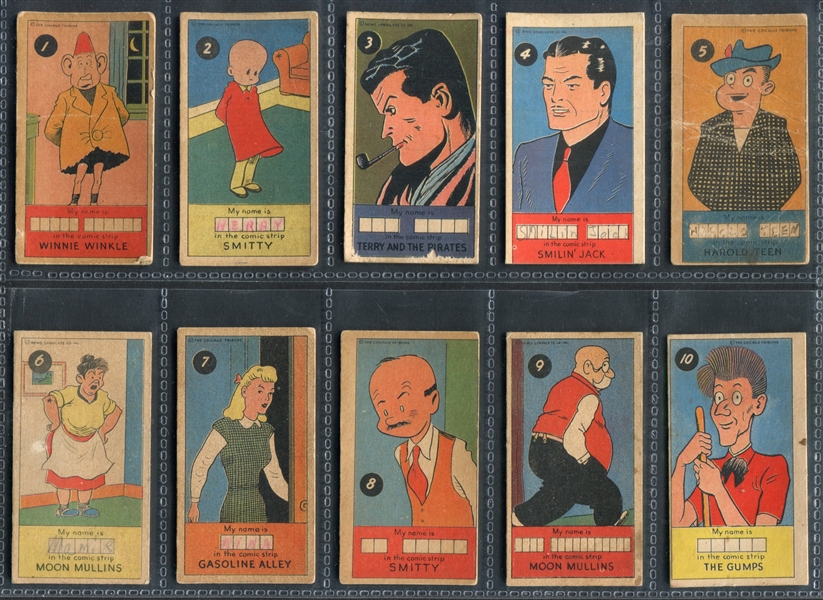 R757-2 James Welch Sugar Daddy Comic Character Cards Complete Set of (50) Cards