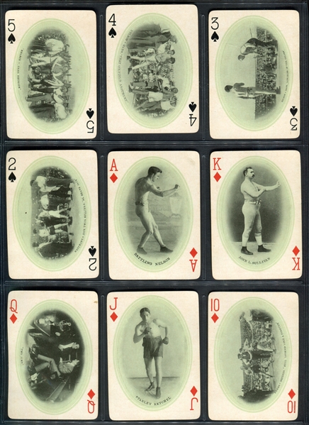 1909 James Jeffries Playing Card Complete Set in Box