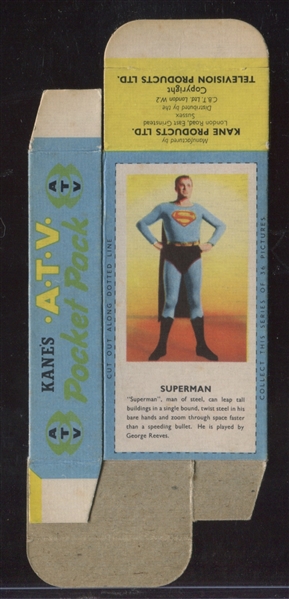 1960's Kane's (UK) Candy Box Picturing Superman