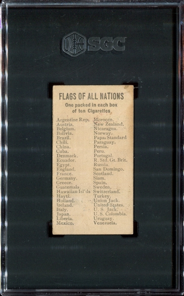 N9 Allen & Ginter Flags of All Nations (1st Series) English Penant and Union Jack SGC4 VG-EX