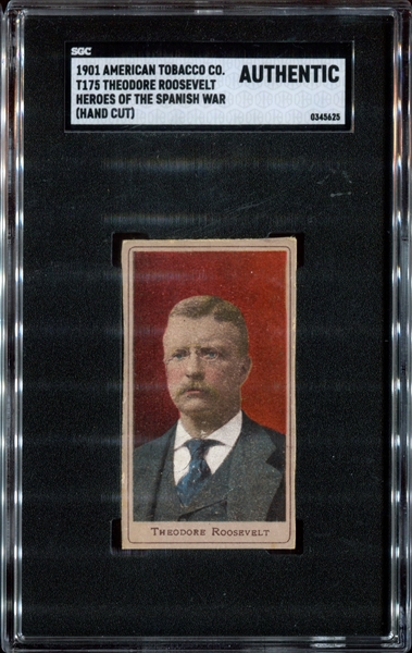 T175 Sweet Caporal Heroes of the Spanish War Theodore Roosevelt SGC-Graded