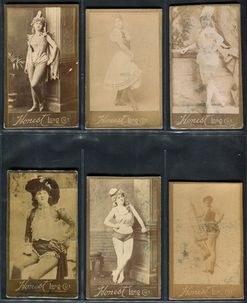 N150 Duke Honest Long Cut Actresses Lot of (47) Cards