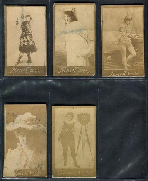 N150 Duke Honest Long Cut Actresses Lot of (47) Cards