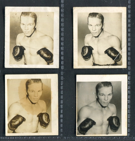 F273-19 Kellogg's Pep Boxing Lot of (4) Cards