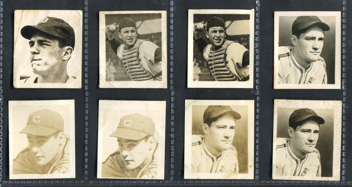 F273-19 Kellogg's Pep Baseball Lot of (11) Cards