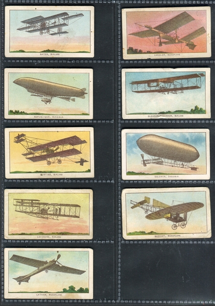 E40 Philadelphia Caramel Airships Lot of (9) Cards