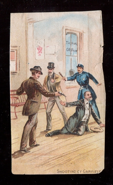 N281 Buchner American Scenes With a Policeman Shooting of Garfield Tough Paper Version