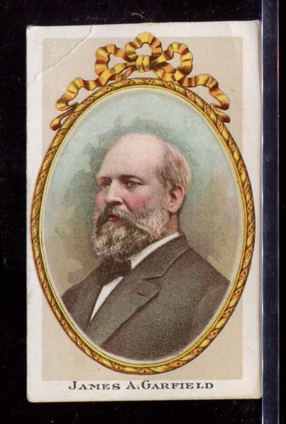 T95 Le Roy Little Cigars Presidents James A Garfield Type Card