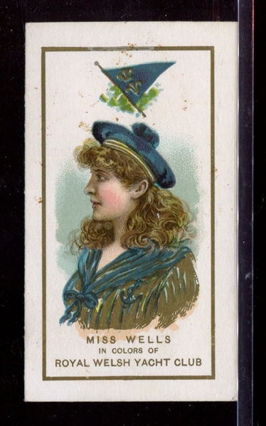 N91B Duke's Mixture Yacht Club Colors Miss Wells Type Card