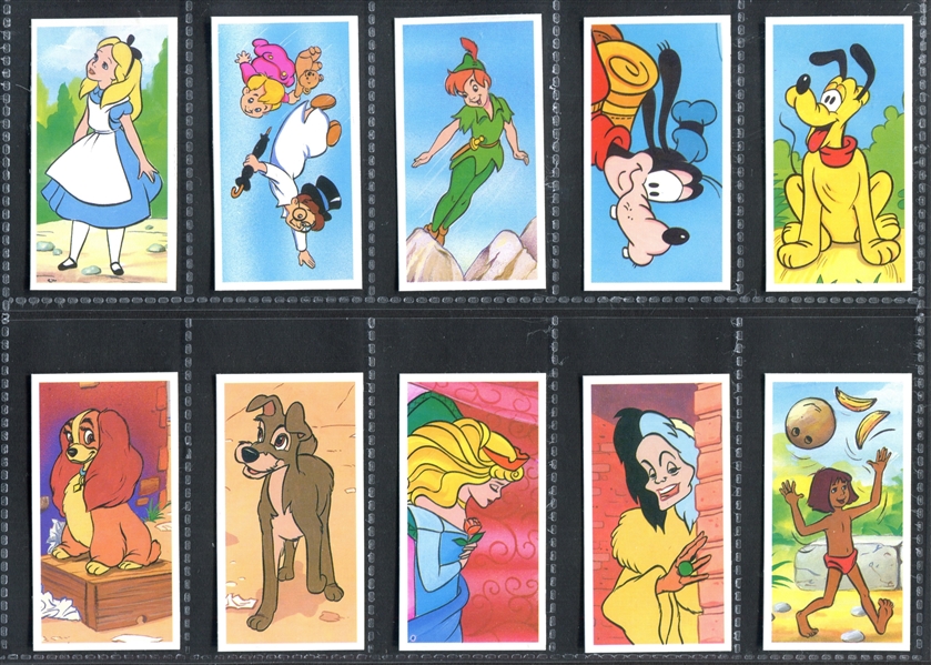 1989 Brooke Bond Magical World of Disney Complete Set of (25) Cards