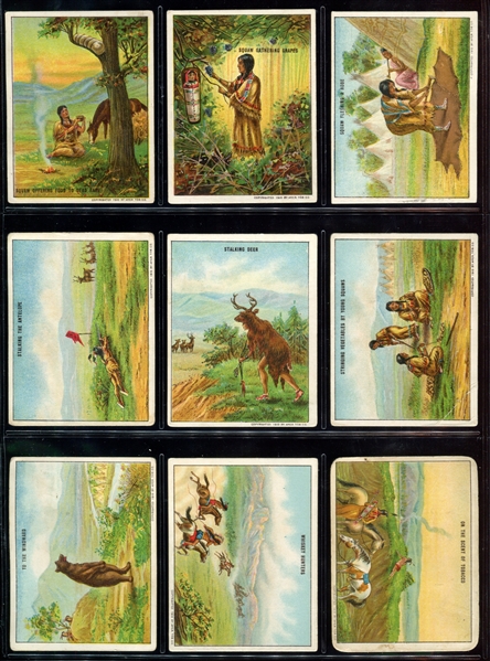 T73 Hassan Cigarettes Indian Life in the '60's Complete Set of (50) Cards