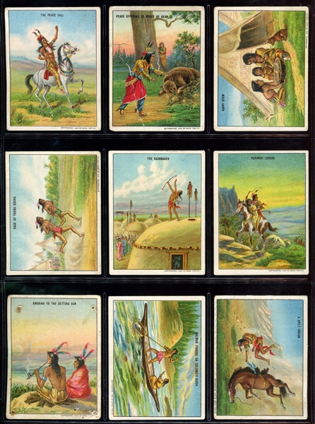 T73 Hassan Cigarettes Indian Life in the '60's Complete Set of (50) Cards