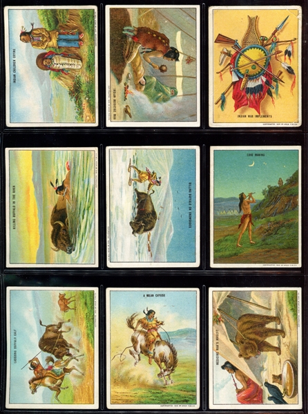 T73 Hassan Cigarettes Indian Life in the '60's Complete Set of (50) Cards