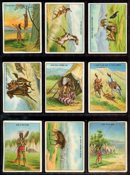 T73 Hassan Cigarettes Indian Life in the '60's Complete Set of (50) Cards