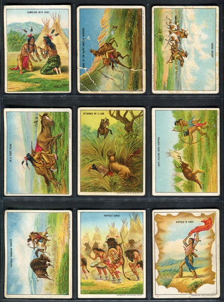 T73 Hassan Cigarettes Indian Life in the '60's Complete Set of (50) Cards