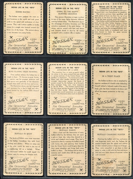 T73 Hassan Cigarettes Indian Life in the '60's Complete Set of (50) Cards