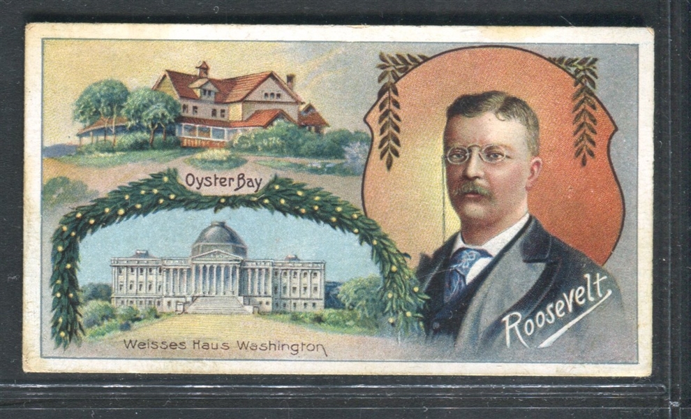 1910's/1920's Lot of (3) Teddy Roosevelt Trade Cards