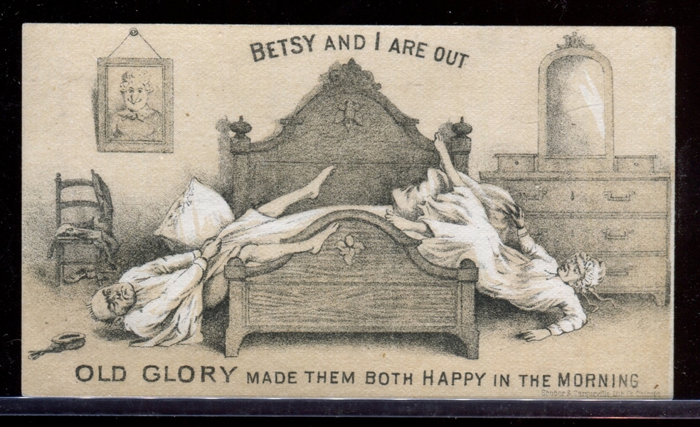 Spaulding & Merrick Old Glory Early Trade Card