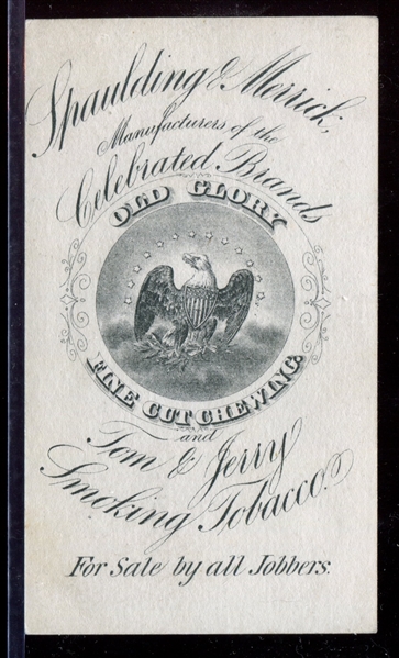 Spaulding & Merrick Old Glory Early Trade Card