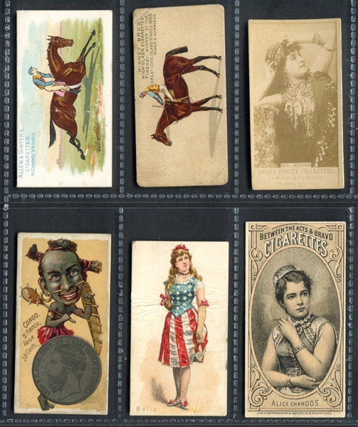 Mixed Lot of (7) N Cards with Interesting Actress Card