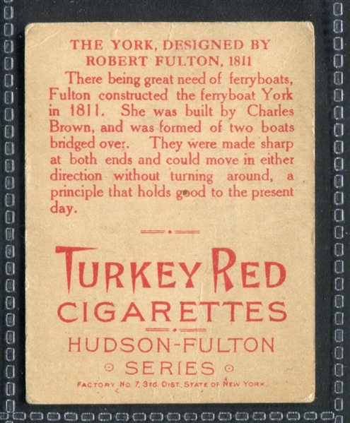 T72 Turkey Red Hudson Fulton Complete Set of (25) Cards