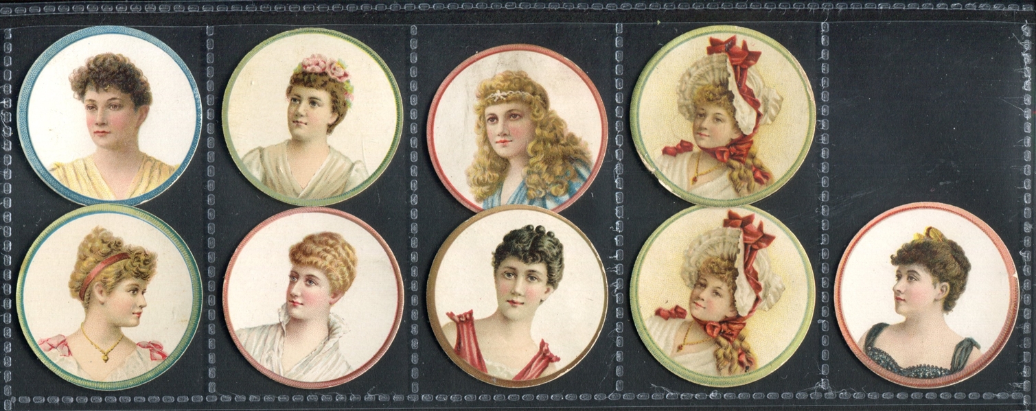 N228-2 Kinney Novelties Actresses (Thin, With Border) Lot of (49) Cards