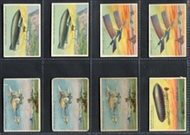 T28 Aeroplane Series Mixed Back Lot of (8) Cards
