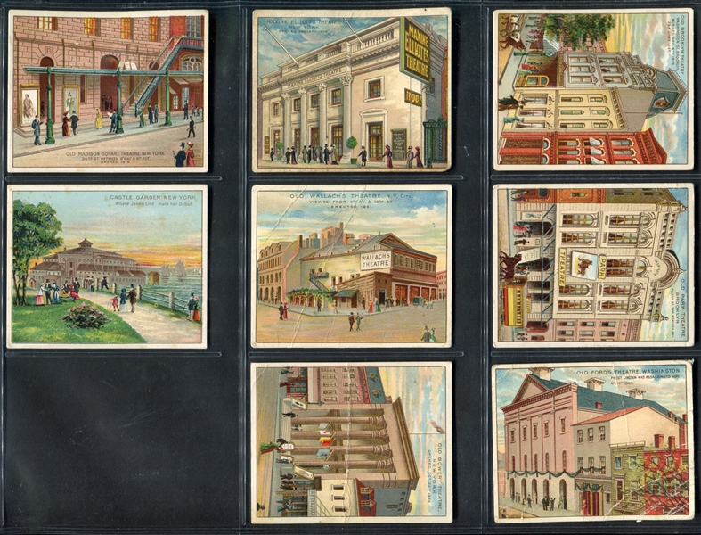 T108 Between the Acts Theatres Old and New Lot of (8)Cards