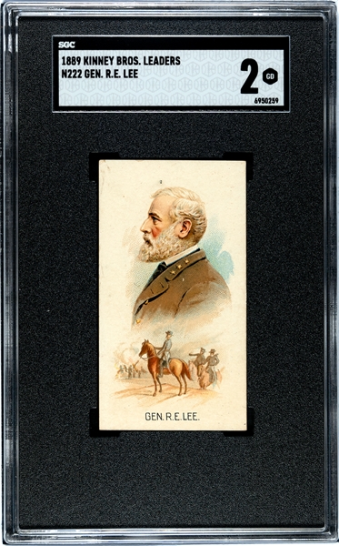 N222 Kinney Leaders Robert E. Lee (Wide Version) SGC2 Good