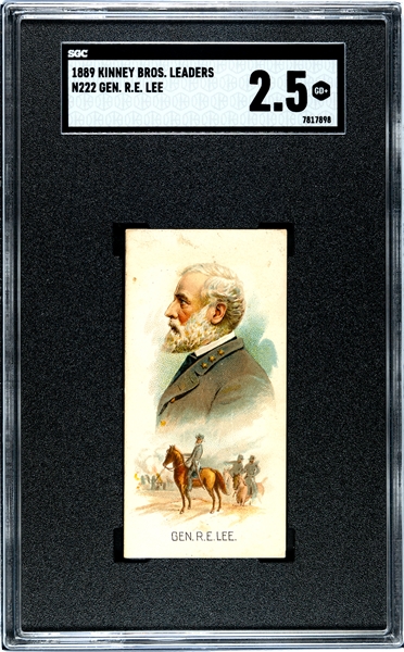 N222 Kinney Leaders Robert E. Lee (Narrow Version) SGC2 Good