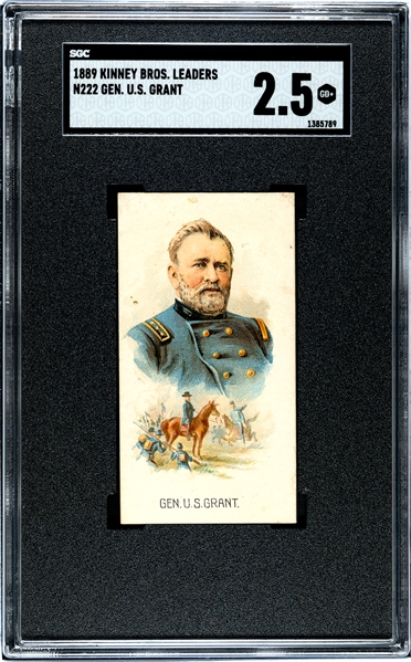 N222 Kinney Leaders Ulysses S. Grant (Wide Version) SGC2.5 Good+