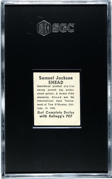 1948 Kellogg's Pep Sam Snead SGC1.5